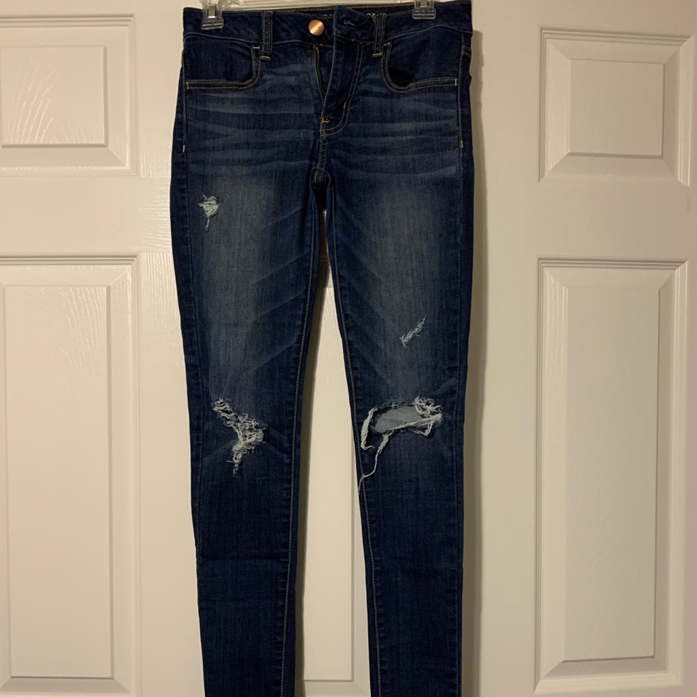 American eagle dark wash Jeggings